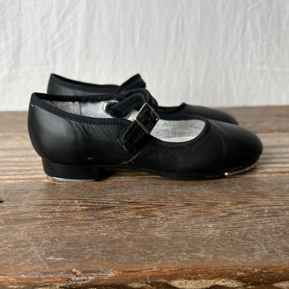 Capezio Black Kids Dress Shoes with Bow